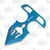 Wartech Push Dagger Blue 1.5 Inch Plain Blue Anodized Dagger 1