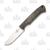 White River Fixed Blade Hunter Black Micarta 3.5in Plain Stonewash