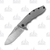 Zero Tolerance 0562TI Folding Knife 3.5in Plain Stonewash Drop Point Front Open