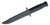 Cold Steel Rubber Training Leatherneck Fixed Knife 7in Plain Black Bowie