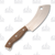 White River Camp Cleaver Fixed Blade Natural Micarta 5.5in Plain