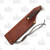 White River Camp Cleaver Fixed Blade Natural Micarta 5.5in Plain