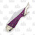 Rough Ryder Purple Sparkle Small Lady Leg Knife