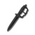 Cold Steel Chaos Double Edge Fixed Knife 7.5in Plain Black Spear Point