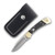Buck Knives 112 Automatic Knife Ebony Wood 3in Satin Clip Point Blade