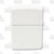 Zippo White Matte Pad Print Leaves Lighter