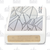 Zippo White Matte Pad Print Leaves Lighter