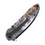 Frost Wildlife Series Assisted Folding Knife Wolf 3.25in Satin Drop Point