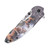 Frost Wildlife Series Assisted Folding Knife Wolf 3.25in Satin Drop Point