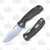 Honey Badger Drop Point Large Black Flipper Linerlock