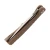 Honey Badger Knives Medium Drop Point - Tan FRN - D2 Satin Blade 3.19in