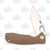 Honey Badger Knives Medium Drop Point - Tan FRN - D2 Satin Blade 3.19in