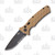 Boker Plus Strike Automatic Knife Partially Serrated Tan