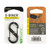 Nite Ize S-Biner Plastic Dual Carabiner #2 Black | Lightweight Nylon