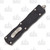 Microtech Dirac Out-The-Front Automatic Knife (D/E Stonewash F/S | Black)