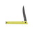 CRKT CEO Thumbstud Yellow 3.11in Plain Black Stonewash Straight Back CR7096YGK
