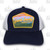 Great Smoky Mountain Mesh Snapback Hat Scout Patch Blue