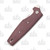 Viper DAN 2 Burgundy Canvas Micarta