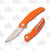 Viper Orso Folding Orange G-10 3.40In. Stonewash M390 Drop Point. front and back