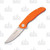 Viper Orso Folding Orange G-10 3.40In. Stonewash M390 Drop Point. front