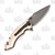 WarTech Rescue Folding Knife 3.5in Gray Clip Point Blade Gold