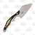 WarTech 3.25in Satin Cleaver Fixed Blade Knife Bronze
