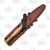Defiant 7 Rook 6 Fixed Blade Knife Bronze