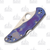 Spyderco Delica Titanium Purple Anodized