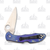 Spyderco Delica Anodized Purple 2.9in Plain Satin Clip Point 3