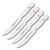 Wusthof Gourmet 4 Piece Steak Knife Set White 1125460401
