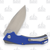 Kansept Hellx Stonewash D2 Blue Folding Knife