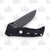 Benchmade 275GY-1 Adamas Folding Knife Black G-10