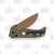 Benchmade 275SFE2 Adamas Folding Knife Flat Earth OD G-10 Partially Serrated