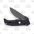 Benchmade 275SGY1 Adamas Folding Knife Gray Black G-10 Partially Serrated