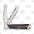Rough Ryder Trapper Folding Knife Desert Fox Back Open