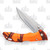 Buck Bantam Folding Knife Blaze Orange Mossy Oak