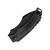 Kansept Pelican EDC Folding Knife Black SW Ti 3in Plain Black Sheepsfoot