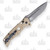 Benchmade 2750SGY3 Adamas OTS Automatic Knife Gray Tan Partially Serrated