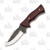 Szco Blacksmith Hunter Fixed Blade Knife Brown 3in Plain Drop Point