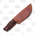 Szco Blacksmith Hunter Fixed Blade Knife Brown 3in Plain Drop Point Sheath