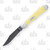 Case XX SMKW Exclusive Stonewash Chrome Vanadium Yellow Synthetic 1-Blade Copperhead Folding Knife CA21735