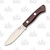 Bark River Mini Tundra Fixed Blade Knife Elmax Burgundy
