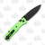 Benchmade 533BK1NG Mini Bugout Folding Knife Neon Green SMKW Custom