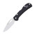 Buck 726 Mini SpitFire Black Folding Knife 2.75in Satin Drop Point Blade