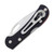 Buck 726 Mini SpitFire Black Folding Knife 2.75in Satin Drop Point Blade