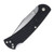 Buck 112 Slim Select Black Folding Knife 3in Plain Clip Point Blade