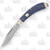 Rough Ryder One Blade Bow Trapper Folding Knife Faded Blue Jeans Front Open 2