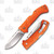 Cold Steel Ultimate Hunter Folding Knife Orange 3.5in Plain Satin Drop Point 1