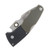 Cold Steel Grik Folding Knife OD Green-Black 3in Plain Satin Drop Point CS28E