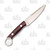 Bark River Donnybrook Fixed Blade Knife Burgundy